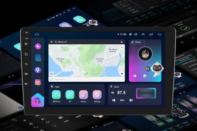 ARTIE SMARTIE – Navigație Auto 9” QLED, Android 15, 8GB RAM + 128GB, CarPlay & Android Auto, GPS