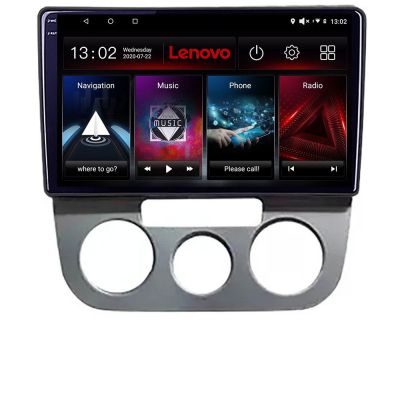 Navigatie VW Golf 5 2004-2010 clima manuala Android radio gps internet 8 core 6+128 Lenovo