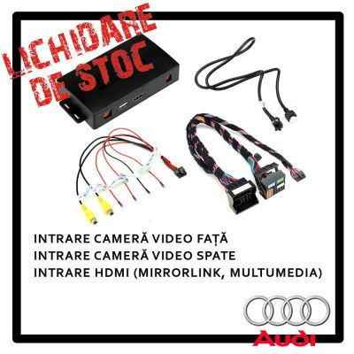 ADVM-AU4 Audi Q5 I 8R non mmi 2012-2016 ADAPTIV MINI HDMI & DOUA CAMERE PE ECRANUL OEM