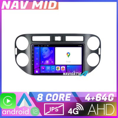 Navigatie VW Tiguan 2009 2015 EDOTEC-LITE Android Ecran 720P Octa Core 4 64 Carplay