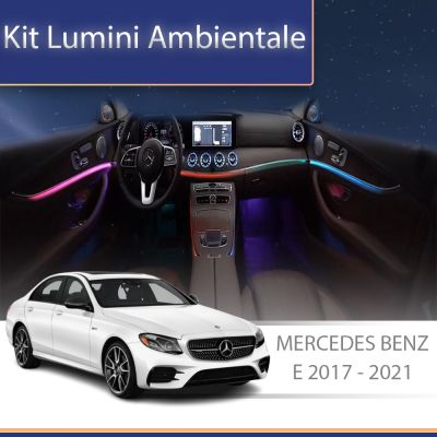 Lumini Ambientale capace difuzoare Mercedes E W213 2017-2021 control pe sistemul original sau telefon