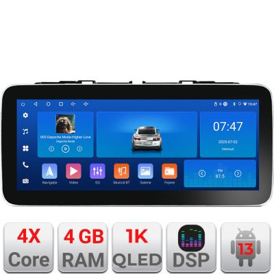Navigatie Ssang Young Tivoli 2020- K-TIVOLI Edotec 4+64 12.3 inch Incell 1K android Wifi 5Ghz gps internet