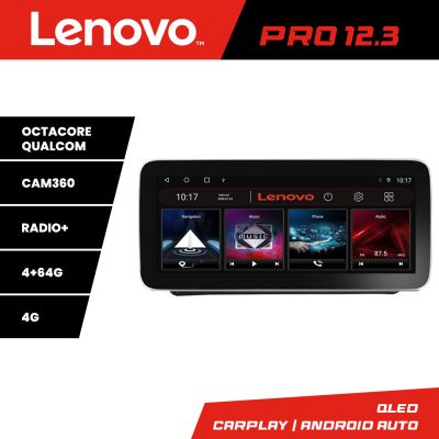 Navigatie Toyota Corolla 2017-2018 K-AURIS-2017 Lenovo PRO 4+64 12.3 inch qled android 4G DSP gps internet 32