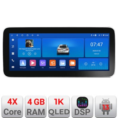 Navigatie Mercedes GLK 2012-2015 NTG4.5 K-GLK Edotec 4+64 12.3 inch Incell 1K android Wifi 5Ghz gps internet