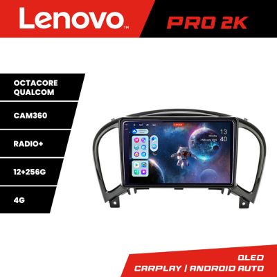 Navigatie Nissan Juke 2010-2015 Lenovo Kit-JUKE 8 core QLED 2K 12+256 360 Android Waze USB Navigatie Internet Youtube Radio