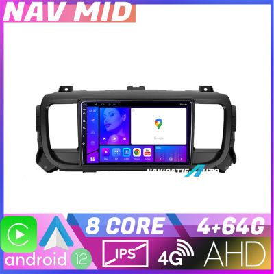 Navigatie Citroen Jumpy Toyota Proace Peugeot Traveller KIT jumpy16 EDOTEC-LITE Android Ecran 720P Octa Core 4 64 Carplay