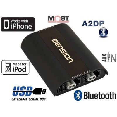 Interfata integrare AUX-In, USB, iPod, iPhone, Bluetooth, DENSION Gateway 500 (Dual FOT) v2