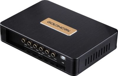 Amplificator cu DSP auto Goldhorn DSPA 406 6 canale 260 Watts max BT