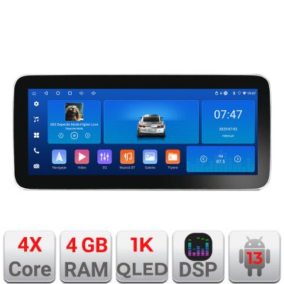 Navigatie Peugeot 508 K-5637 Edotec 4+64 12.3 inch Incell 1K android Wifi 5Ghz gps internet