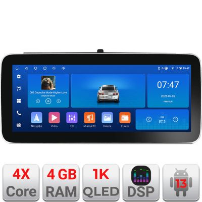 Navigatie Ssangyong Rexton 2019- Edotec 4+64 12.3 inch Incell 1K android Wifi 5Ghz gps internet  Kit-REXTON