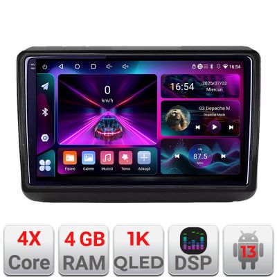 Navigatie Jeep Grand Cherokee 2014-2019 A-JGG  4+64 InCell Display 1K Android Waze USB Navigatie Internet Youtube Radio