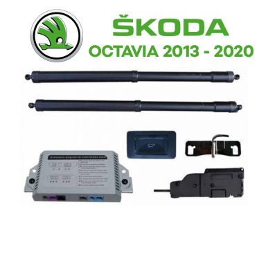 Sistem de ridicare și închidere portbagaj automat din buton și cheie Skoda Octavia 2013 - 2020