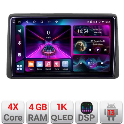 Navigatie Dacia Duster dupa 2019 A-199 4+64 InCell Display 1K Android Waze USBNavigatie Internet Youtube Radio V1