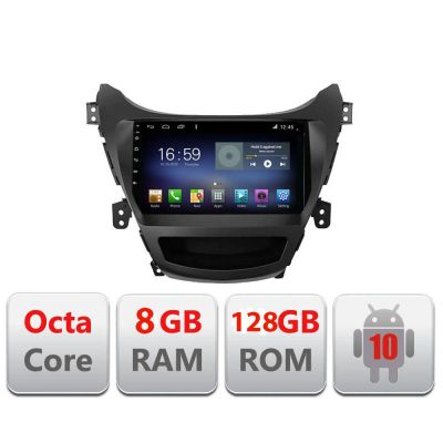 Navigatie Hyundai Elantra 2013-2015 F-359 Octa Core cu Android Radio Bluetooth Internet GPS WIFI DSP 8+128GB 4G
