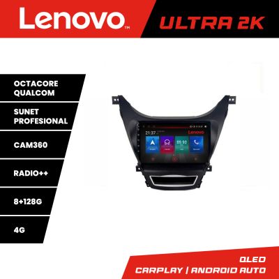 Navigatie Hyundai Elantra 2011-2013 M-092 Octa Core Android Radio Bluetooth GPS WIFI/4G DSP 2K 8+128GB 360 Tosl