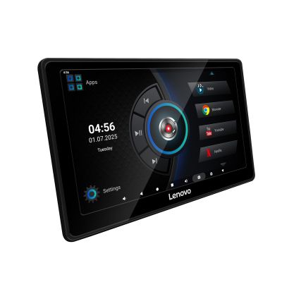 Monitor Android LENOVO-F1A-HM07 tetieră cu prindere universală, procesor Quadcore, 4GB ram, 64GB stocare, ecran 10.1 inci, USB, bluetooth