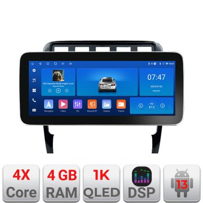 Navigatie Porsche Cayenne 2002-2011 K-443 Edotec 4+64 12.3 inch Incell 1K android Wifi 5Ghz gps internet  Q