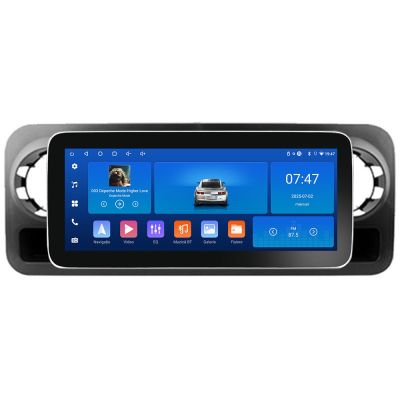 Navigatie Mercedes Sprinter 2018- Edotec 4+64 12.3 inch Incell 1K android Wifi 5Ghz gps internet Kit-sprinter