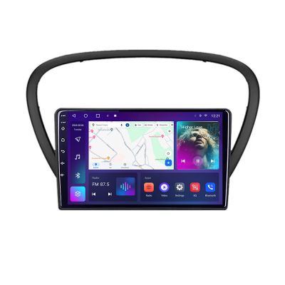 Navigatie Peugeot 607 Android radio gps internet quad core 4+64 carplay android auto Kit-607+EDT-E309v3