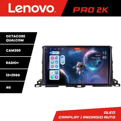 Navigatie Toyota Highlander 2013-2018 Android radio gps internet 8 core QLED 2K 12+256 360 Lenovo