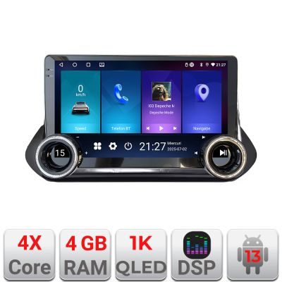 Navigatie Nissan X-trail 2021- Edotec Incell 1K 10.5 inch  4+64 carplay android auto radio internet kit-x-trail-2021+EDT-E211-RK+kit-10-9