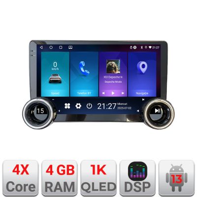 Navigatie Ford Focus 4 Kuga 2018-2023 Kit-focus4 Edotec  4+64 10.5 inch Incell 1K android Wifi 5Ghz gps internet