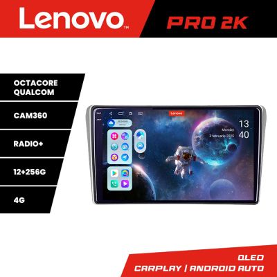 Navigatie Toyota Avensis 2003-2008 Lenovo Kit-avensis03 8 core QLED 2K 12+256 360 Android Waze USB Navigatie Internet Youtube Radio