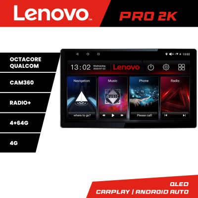 Navigatie Alfa Romeo 159 2005-2011 Lenovo Qled 2K Octa Core 4+64 360 DSP carplay android auto radio gps internet Kit-+PRO-2K-9-4+64