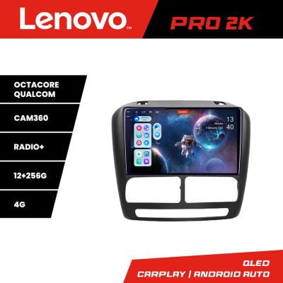 Navigatie Fiat Doblo 2010-2017 si Opel Combo 2010-2017 8 core QLED 2K 12+256 360  Android Waze USB Navigatie Internet Youtube Lenovo