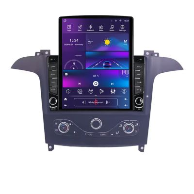 Navigatie Ford S-max 2006-2014 dedicata Ouad core 4+32 ecran vertical 9.7" DSP 360 FHD AHD Android radio gps internet  KIT-smax-navi+EDT-E709