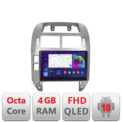 Navigatie VW Polo 2004-2011 Android radio gps internet quad core 4+64 carplay android auto Kit-polo+EDT-E309v3
