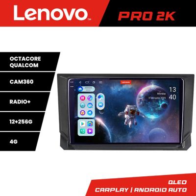 Navigatie Seat Ibiza 2017- Lenovo Kit-IBZ 8 core QLED 2K 12+256 360 Android Waze USB Navigatie Internet Youtube Radio