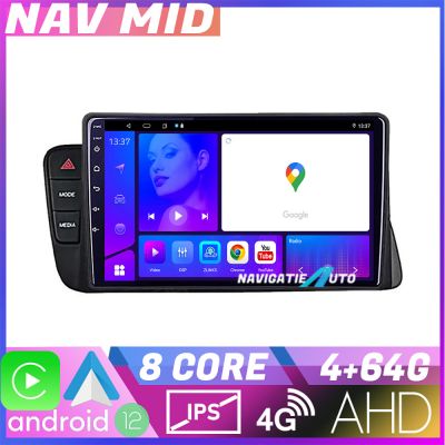 Navigatie Audi A4 2008 2016 NON MMI KIT A4 EDOTEC-LITE Android Ecran 720P Octa Core 4 64 Carplay