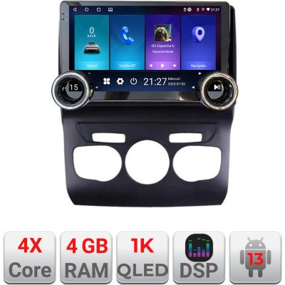 Navigatie Citroen C4 2011-2016 Kit-241 Edotec  4+64 10.5 inch Incell 1K android Wifi 5Ghz gps internet  C