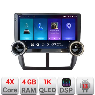 Navigatie Subaru Forester 2007-2013 Kit-SU01 Edotec  4+64 10.5 inch Incell 1K android Wifi 5Ghz gps internet