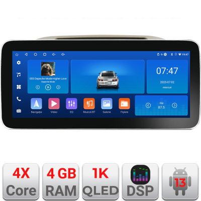 Navigatie Nissan Micra 2002-2010 Edotec 4+64 12.3 inch Incell 1K android Wifi 5Ghz gps internet  KIT-micra2003