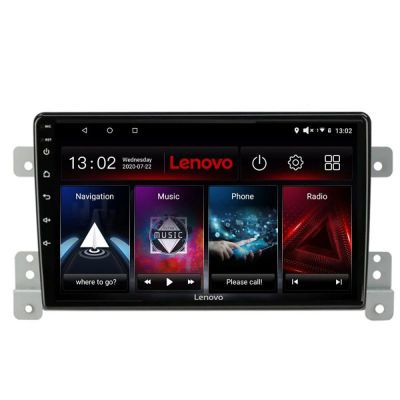 Navigatie Suzuki Grand Vitara Old Quad Core Lenovo Kit-053 8 core 6+128 GB Android Waze USB Navigatie Internet Youtube Radio