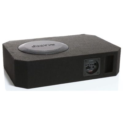 Subwoofer activ flat cu incinta 11L Audio System R 08 FLAT BR ACTIVE EVO, 175 W RMS, 275 W MAX, 4 ohm, 200 mm, 8", bass reflex, amplificator incorporat
