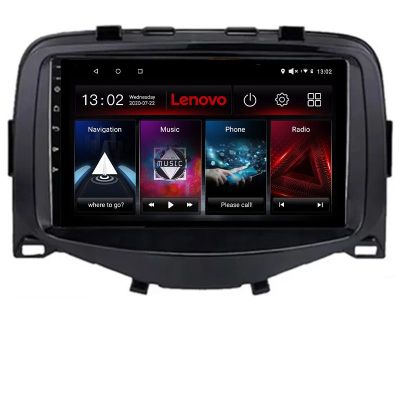 Navigatie Toyota Aygo Peugeot 108 Citroen C1 2016-2020 2din ecran de 7" Octa Core Android Radio Bluetooth Internet GPS WIFI 8+128GB EDT-E500 v1