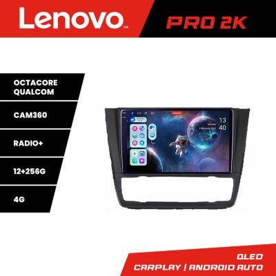 Navigatie BMW Seria 1 E87 Lenovo Kit-BMW117 8 core QLED 2K 12+256 360 Android Waze USB Navigatie Internet Youtube Radio