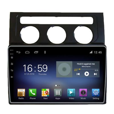 Navigatie VW Touran 2003-2009 clima automata F-touran2 Octa Core cu Android Radio Bluetooth Internet GPS WIFI DSP 8+12