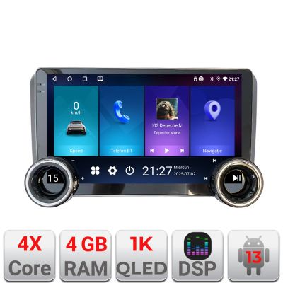 Navigatie Audi A3 8P Kit-049 Edotec  4+64 10.5 inch Incell 1K android Wifi 5Ghz gps internet