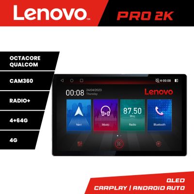 Navigatie Toyota Avensis 2003-2008 K-avensis03 Lenovo PRO 4+64 13 inch 2K android 4G DSP gps internet 32