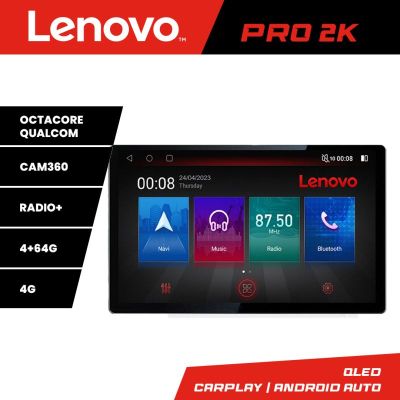 Navigatie Fiat 500 2014- K-539 Lenovo PRO 4+64 13 inch 2K android 4G DSP gps internet  8Core