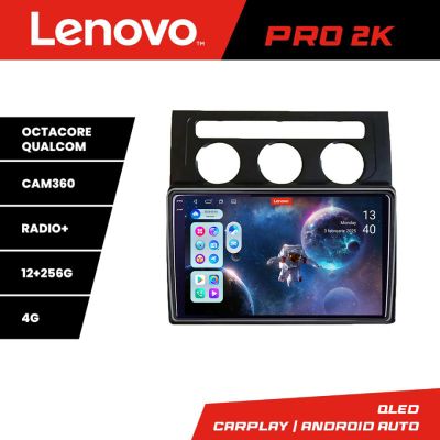 Navigatie VW Touran 2003-2009 clima automata Lenovo Kit-touran2 8 core QLED 2K 12+256 360 Android Waze USB Navigatie Internet Youtube Radio