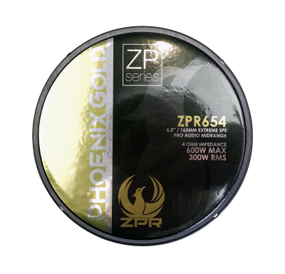 Set 2 Difuzoare ZPR654, Premium Pro Midrange, Audio Speaker, 300 W RMS, 165 mm, 4 Ω