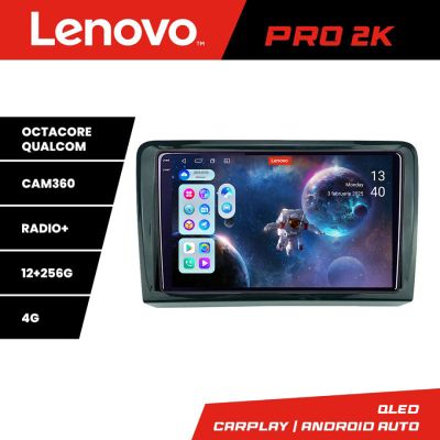Navigatie VW PQB Lenovo Kit-VW 8 core QLED 2K 12+256 360 Android Waze USB Navigatie Internet Youtube Radio v1