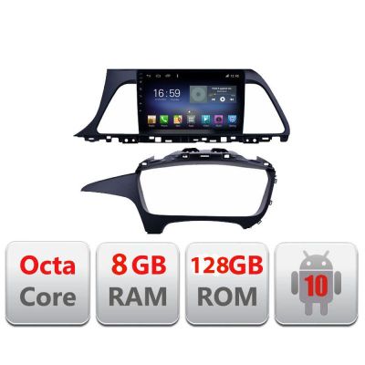 Navigatie Hyundai SONATA F-417 Octa Core cu Android Radio Bluetooth Internet GPS WIFI DSP 8+128GB 4G
