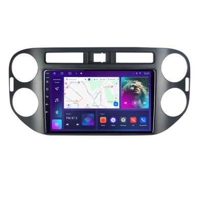 Navigatie VW Tiguan si Golf Plus 2012-2016 Android Ecran QLED octa core 4+64 carplay android auto KIT-489v2+EDT-E309V3