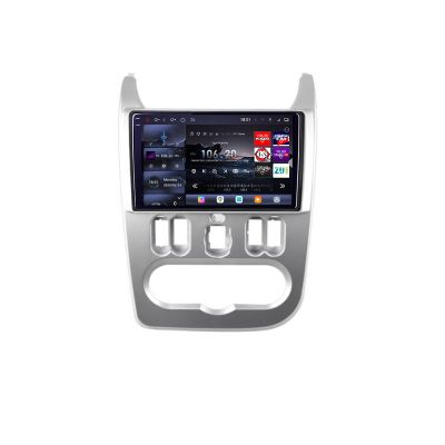 Navigatie Dacia Duster 2010-2012 Edotec Kit-099 8 core QLED 2K 16+512GB 360 Android Waze USB Navigatie Internet Youtube Radio